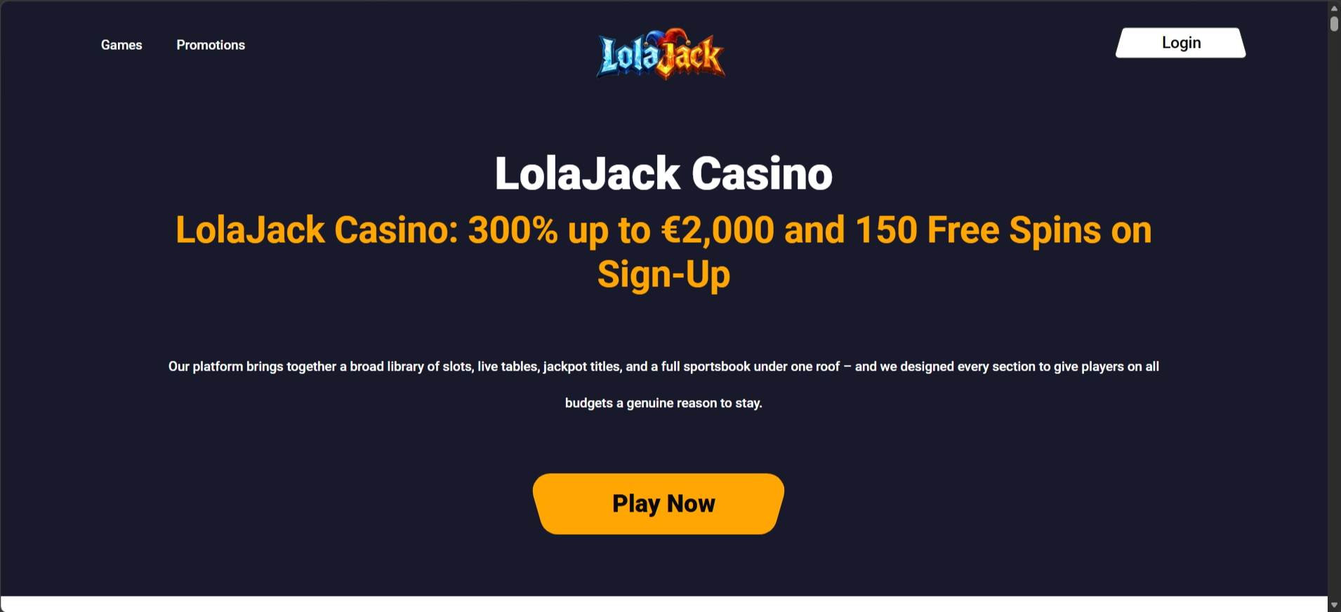 Lolajack casino